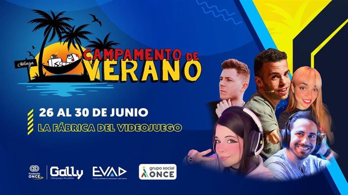 Arrancan en Málaga los campamentos de verano de videojuegos inclusivos de Fundación ONCE