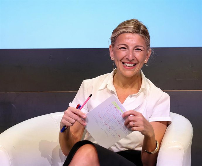 La vicepresidenta segunda y ministra de Trabajo y Economía Social, Yolanda Díaz. 