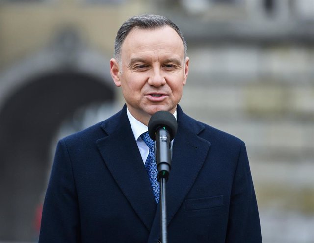 Archivo - El presidente de Polonia, Andrzej Duda