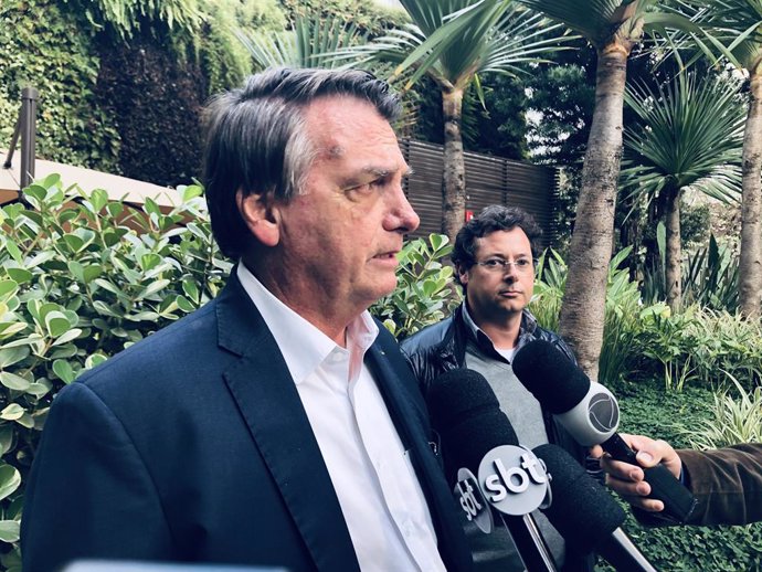 June 1, 2023, Sao Paulo, Sao Paulo, Brasil: (INT) Jair Bolsonaro leaves hospital after medical tests. June 01, 2023, Sao Paulo, Brazil: Brazilian Former President, Jair Bolsonaro, leaves Nova Star Hospital in Vila Nova Conceicao after carrying out tests a