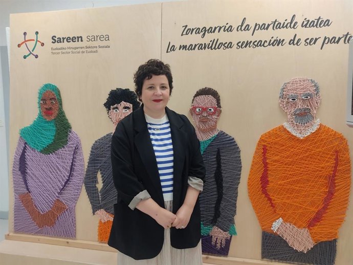 Soraia Chacón, presidenta de Sareen Sarea, red del Tercer Sector Social de Euskadi