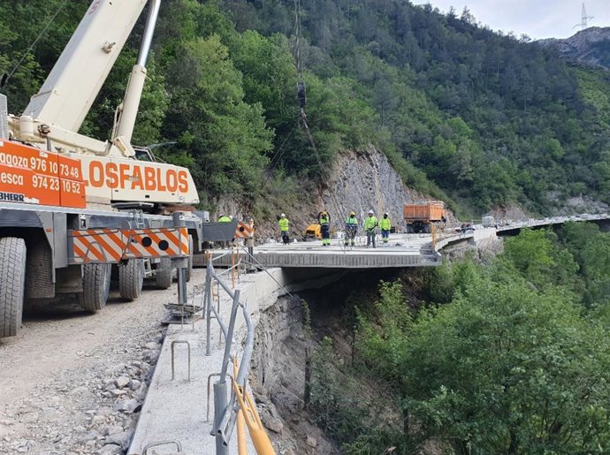 Obras en el tramo Congosto de Ventamillo-Campo de la carretera N-260.