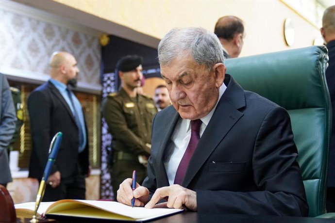 Archivo - Imagen de archivo del presidente Irak, Abdul Latif Rashid.