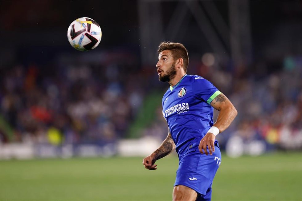 Archivo - El delantero Cristian Portugues 'Portu', en la temporada 2022-2023.