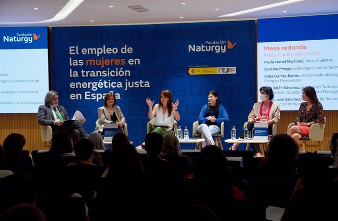 Presentación informe 'El empleo de las mujeres en la transición energética justa en España', publicado por Fundación Naturgy, en colaboración con el Instituto para la Transición Justa (ITJ).