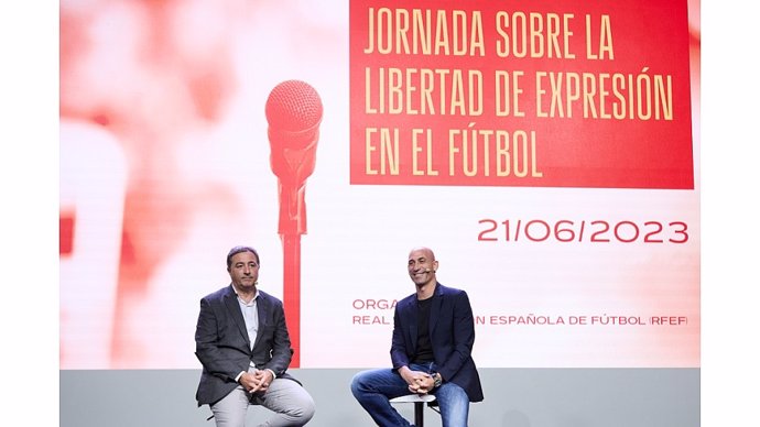 Luis Rubiales, jornada sobre la Libertad de expresión en el fútbol