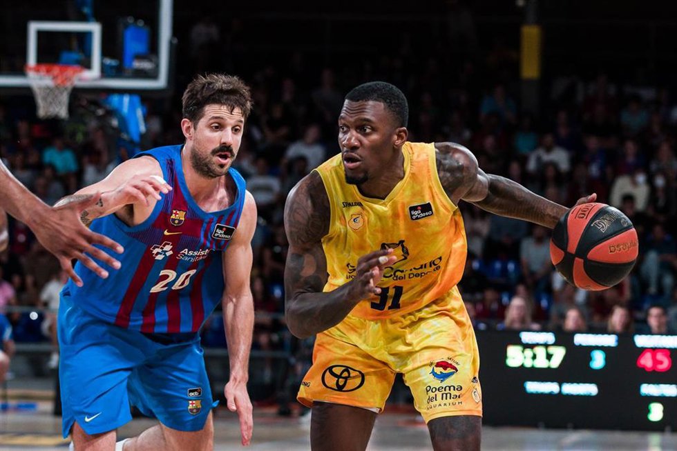Archivo - Dylan Ennis, durante su etapa anterior en la Liga Endesa con el Gran Canaria.