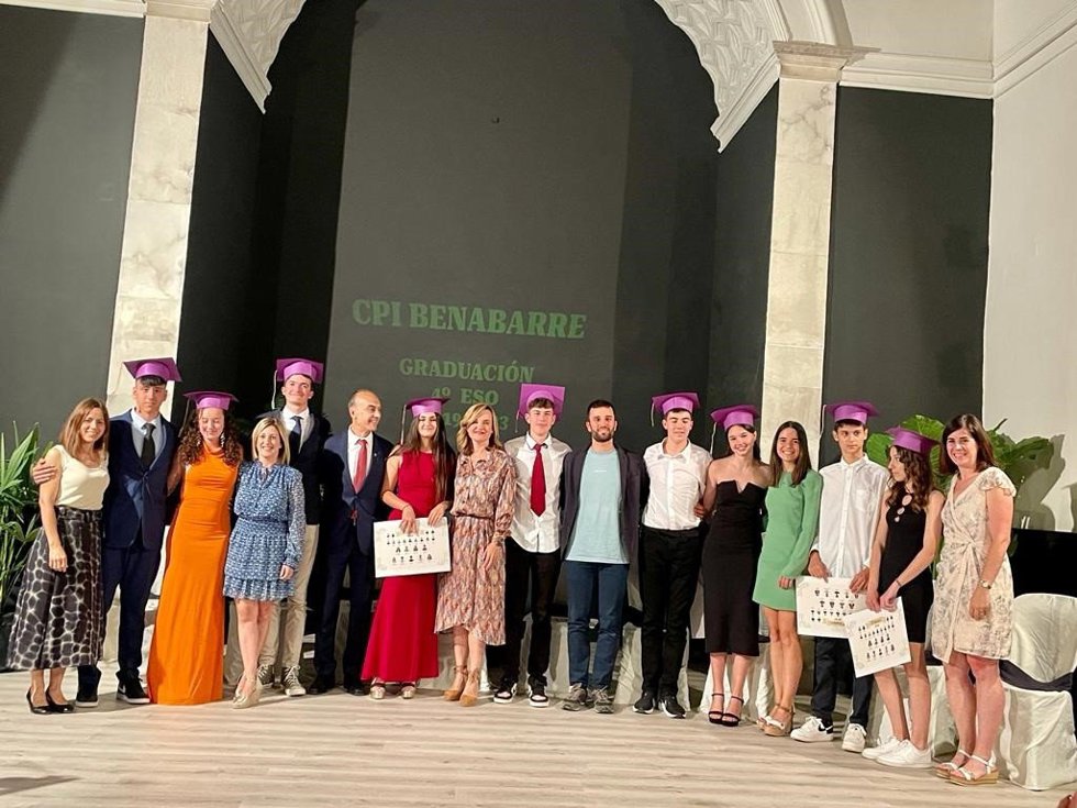 Pilar Alegría ha participado en el acto de graduación de 1a promoción de Educación Secundaria Obligatoria
