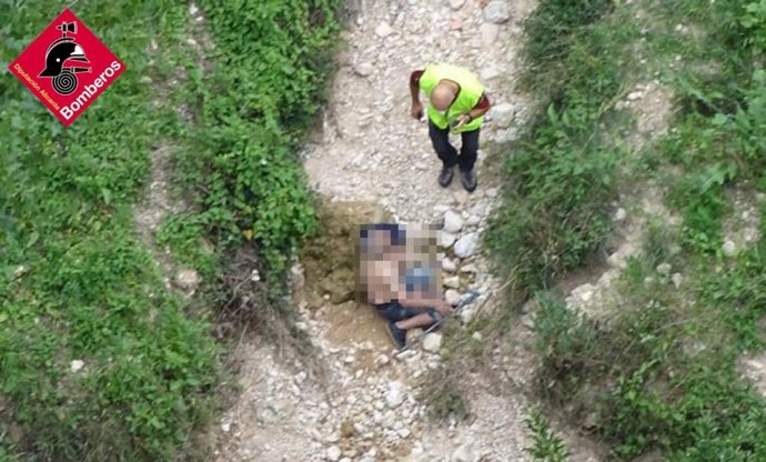 Rescate de un varón de 79 años