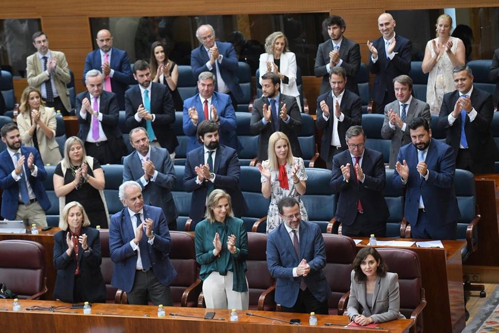 La presidenta en funciones de la Comunidad de Madrid, Isabel Díaz Ayuso.