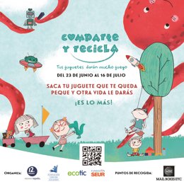 Comparte y recicla: tus juguetes darán mucho juego.