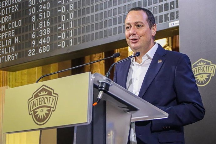 Imagen del presidente del CF Intercity, Salvador Martí.