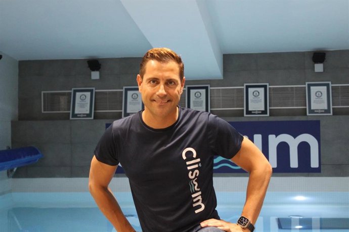Pablo Fernández en las instalaciones del proyecto Cliswim