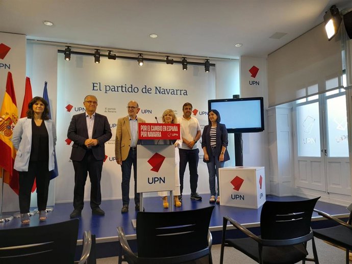 La candidatura de UPN a las elecciones generales presenta las líneas principales del programa que presenta la formación regionalista