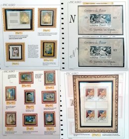 La oficina principal de Correos de Málaga acoge una exposición filatélica dedicada a Picasso