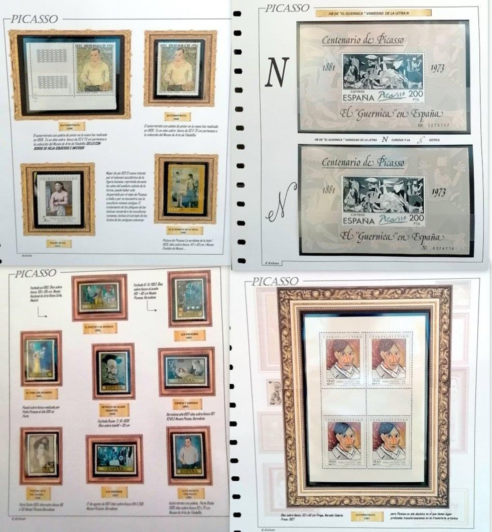 La oficina principal de Correos de Málaga acoge una exposición filatélica dedicada a Picasso