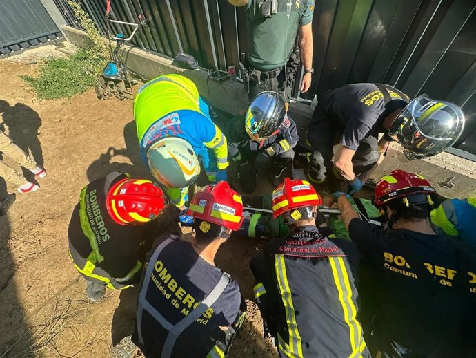 Herido grave un trabajador al atraparse una pierna entre las aspas de una motoazada