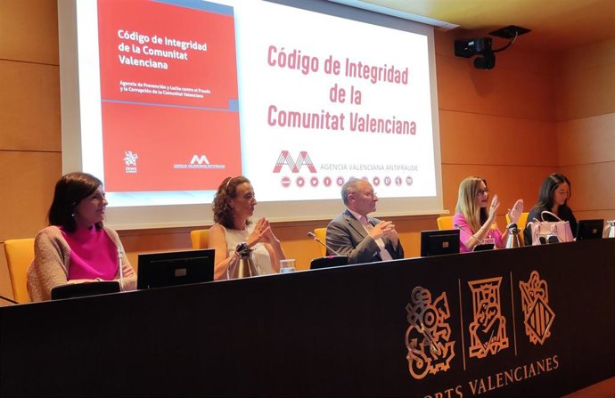 Presentación del 'Código de integridad de la Comunitat Valenciana'