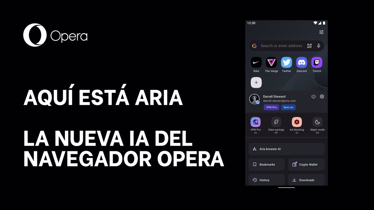 Aria AI nativo de Opera ahora se puede usar en teléfonos inteligentes Android