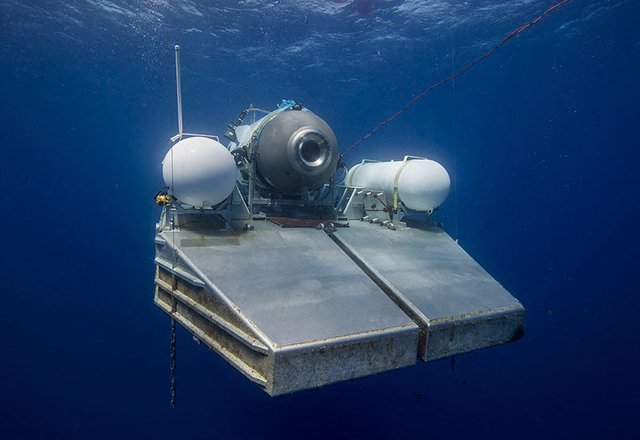 Operaciones de búsqueda del sumergible Titan Foto: U.S. Coast Guard / Zuma Press / ContactoPhoto
