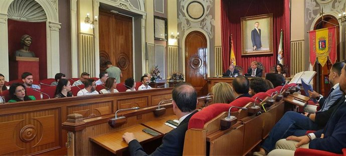 Pleno del Ayuntamiento de Badajoz.