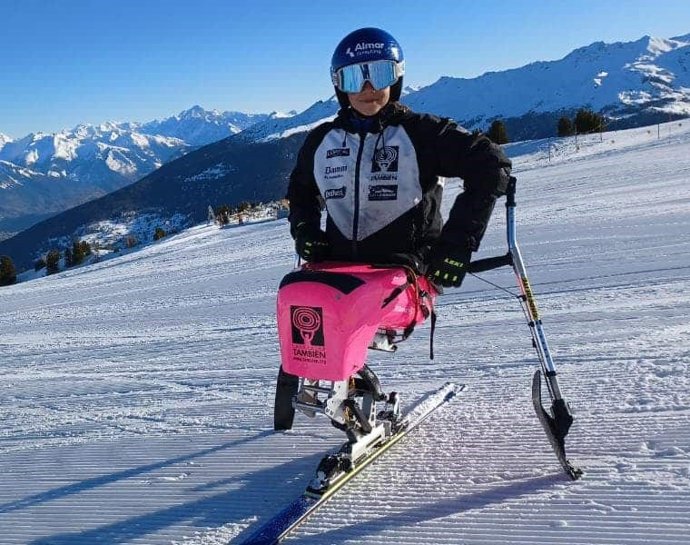 Archivo - La esquiadora y surfista española Audrey Pascual.