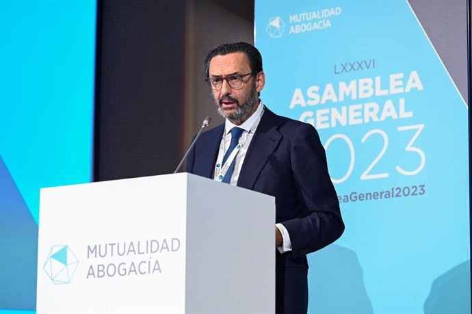 Presidente de la Mutualidad de la Abogacía, Enrique Sanz Fernández-Lomana