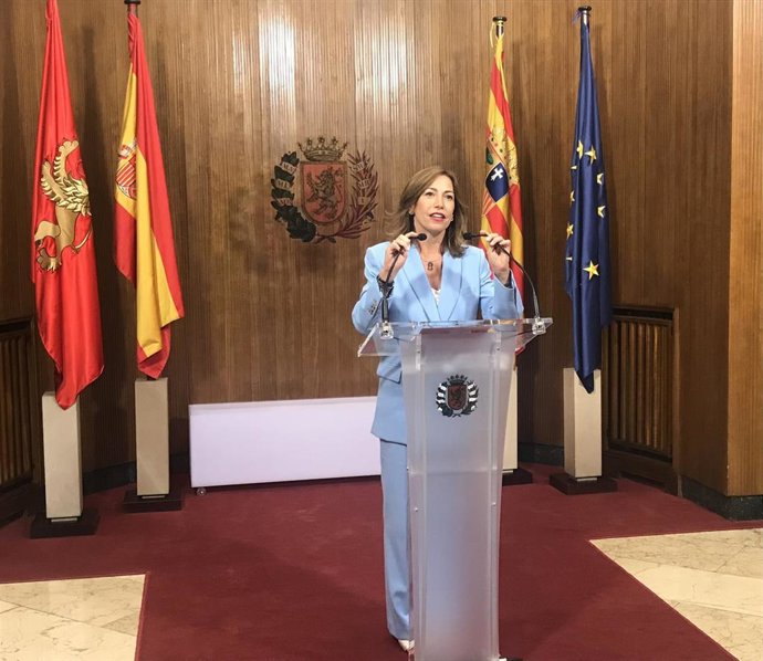 La alcaldesa de Zaragoza, Natalia Chueca