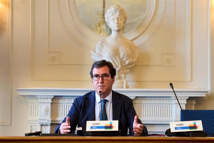 El presidente de la CEOE, Antonio Garamendi