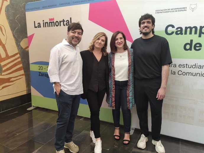 De izquierda a derecha, Fernando de Luis de Orueta, Ana Wagener, Sara Fernández y Alejandro Marín.