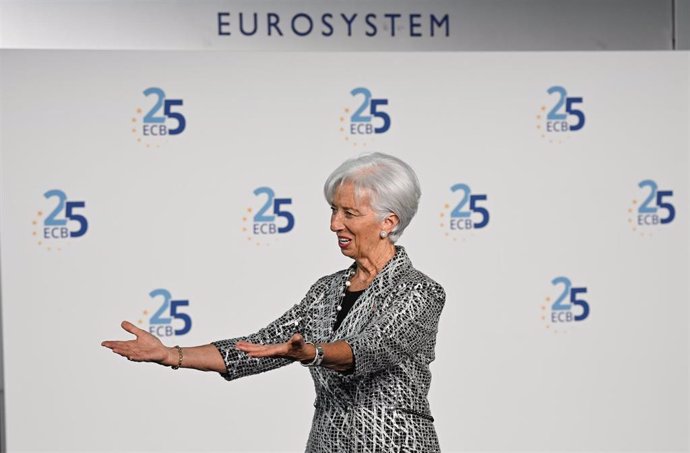 24 May 2023, Hesse, Frankfurt/Main: President of the European Central Bank (ECB) Christine Lagarde 