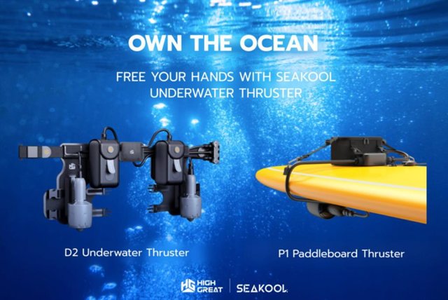 World's First Hands-Free Underwater Thrusters | HighGreat SEAKOOL