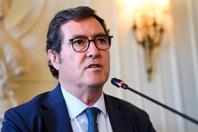 El presidente de la CEOE, Antonio Garamendi.