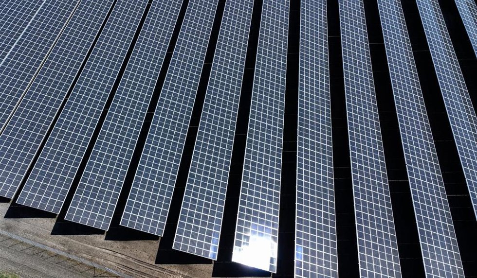 Archivo - Paneles solares.