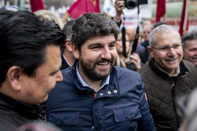 Archivo - El presidente de la Región de Murcia, Fernando López Miras.