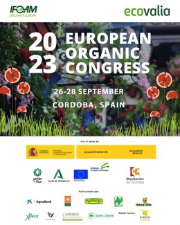 Cartel del Congreso Europeo de Producción Ecológica (EOC23).