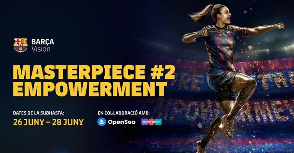 El FC Barcelona lanza 'Empowerment', el segundo NFT de su colección 'Masterpiece', inspirado en Alexia Putellas