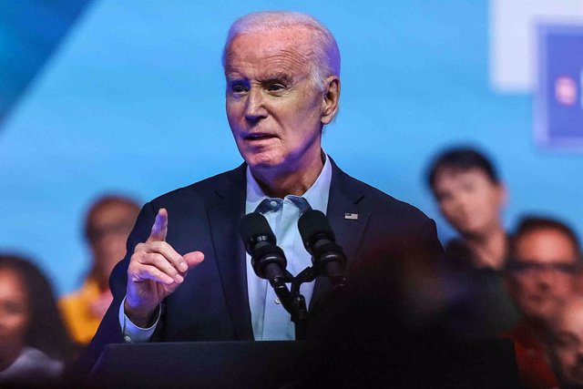 June 17, 2023, Philadelphia, Pennsylvania, USA: United States President Joe Biden delivers remarks at a political rally hosted by union members at the Philadelphia Convention Center Saturday, June 17, 2023;  in Philadelphia, Pennsylvania