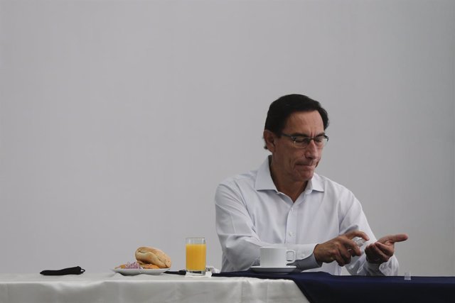Archivo - El expresidente de Perú Martín Vizcarra