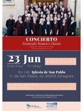 Foto: Zaragoza.- El coro Peninsula Women's Choir, procedentes de California, ofrecen un concierto en la iglesia de San Pablo