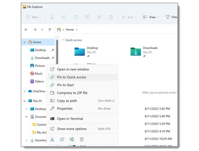 Explorador de Archivos de Windows 11