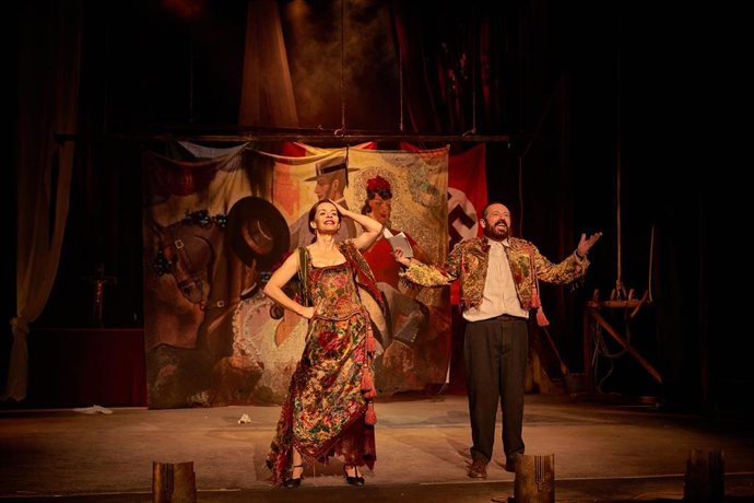 Imagen de la puesta en escena de '¡Ay Carmela!' dirigida por José Carlos Plaza.