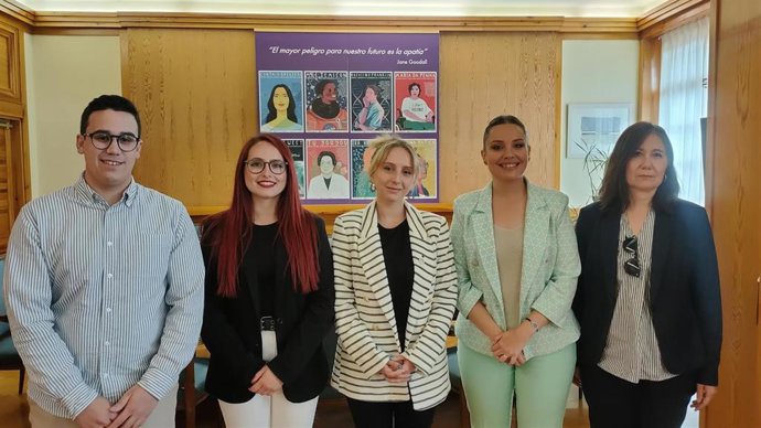 Archivo - Maru Díaz aborda con el Consejo de Estudiantes las acciones para una universidad abierta, verde y amable