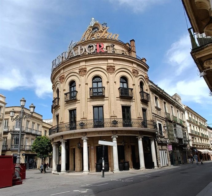 Edificio de El Gallo Azul en Jerez.