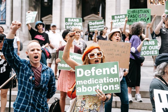 Archivo - Protestas a favor del aborto en EEUU