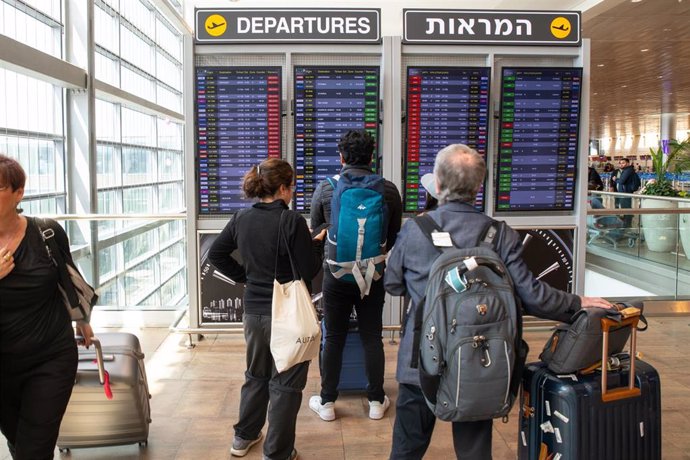 Archivo - Aeropuerto internacional de Ben Gurion (Israel)