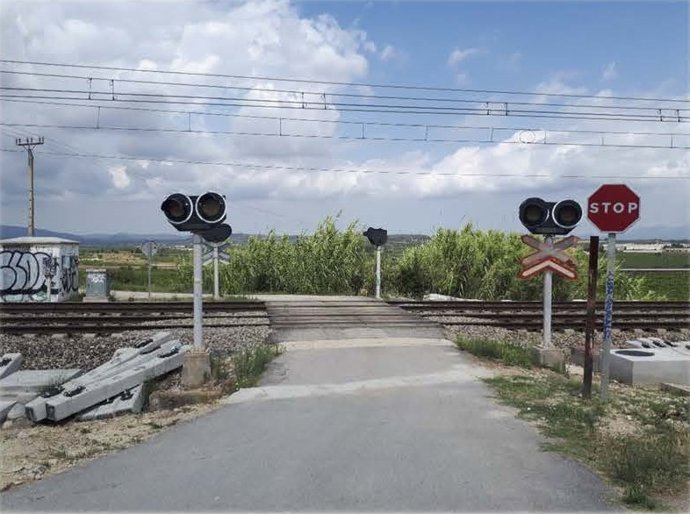 Paso de nivel de Subirats (Barcelona)