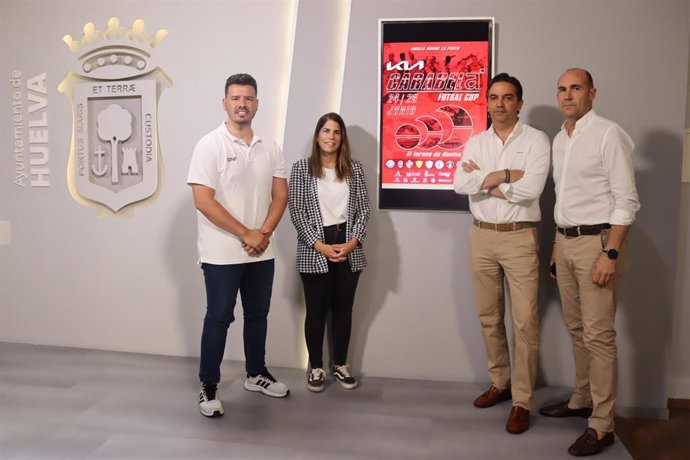 Presentación del torneo de fútbol sala KIA Carabela Futsal Cup.