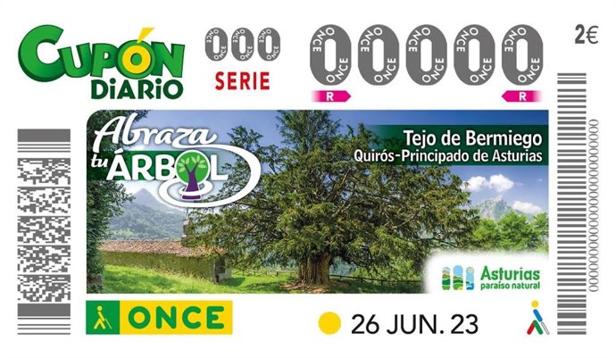 Cupón del Tejo de Bermiego