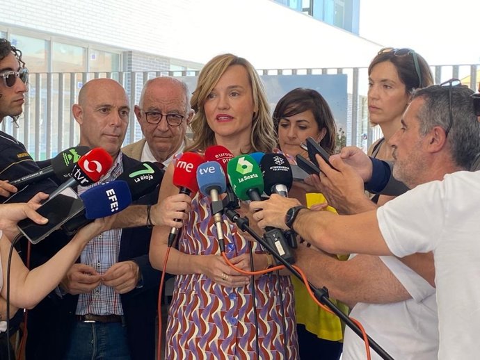 La ministra de Educación, Pilar Alegría